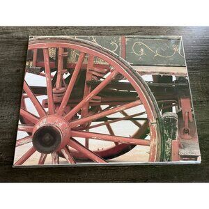 Covered wagon wheel wild west Photography 14x11 artist signed Arizona Old West